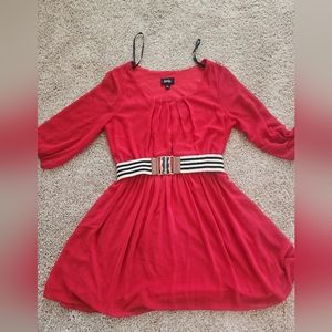 Beautiful red casual dress